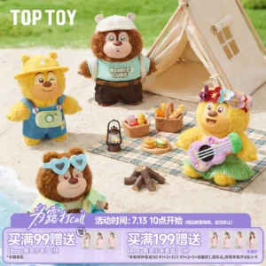 TOPTOY Bear Paradise Bear Enjoy Holiday Series Plush Pendant Blind Box Bear Haunted Bear Big Bear Two Gifts