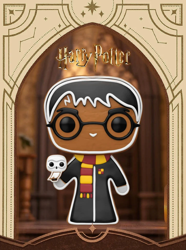 Funko Pop Harry Potter Hedwig Gingerbread Man Merchandise Figurines Trendy Toys Collectible Decorations Dolls Gifts
