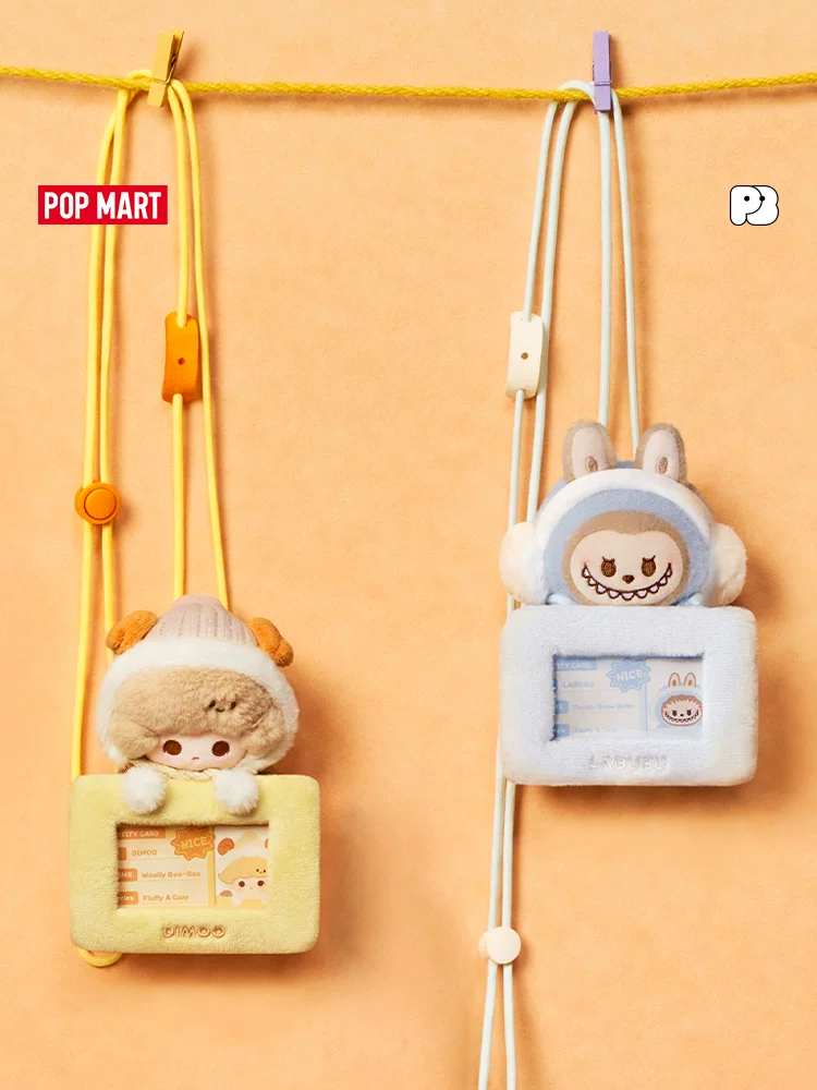 Popmart Bubble Mart Bubble Cute Plush Warm Series Card Holder Pendant Blind Box Merchandise - Image 7