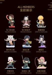 Popmart Demon Slayer Battle Series Figure Blind Box Toy Gift