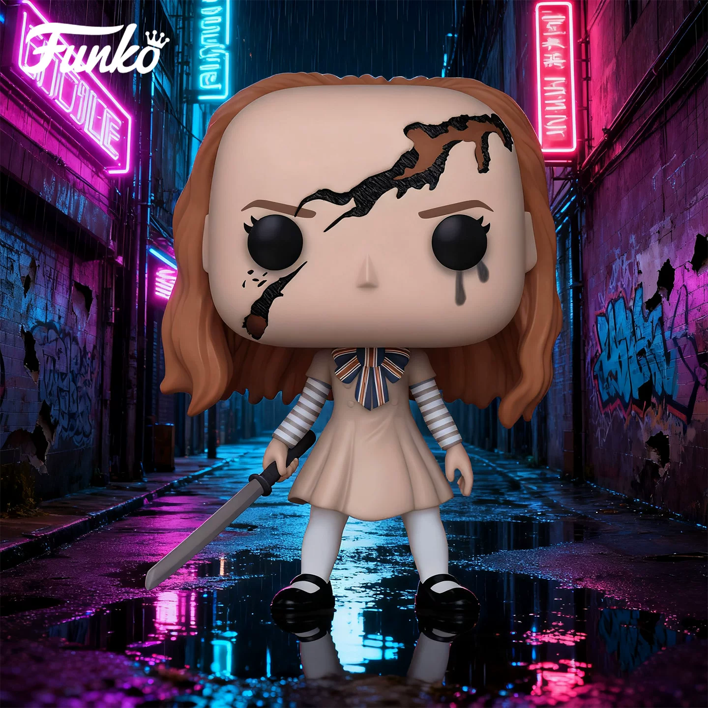 Funko Fusion Pop Universe Giant X-Man Collaboration Peripheral Horror Nightmare Glow Figure Doll Gift - Image 4
