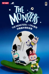 Bubble Mart the Monsters × Fifa Bottle Opener Fridge Magnet Blind Box Labubu World Cup