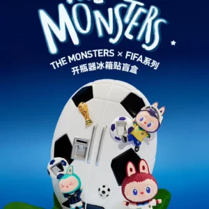 Bubble Mart the Monsters × Fifa Bottle Opener Fridge Magnet Blind Box Labubu World Cup