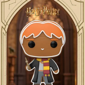 Funko Pop Harry Potter Ron Gingerbread Man Peripheral Figurine Trendy Toy Collectible Ornament Doll Gift
