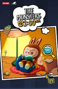 Bubble Mart the Monsters Midnight One O'Clock Figure Blind Box Labubu Gift
