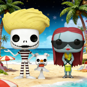 Funko Pop Disney the Nightmare before Christmas Jack Sally Peripheral Figures Trendy Toys Ornaments Dolls Gifts