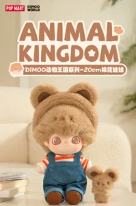 Popmart Dimoo Animal Kingdom Series 20cm Cotton Doll Cute Doll Peripheral