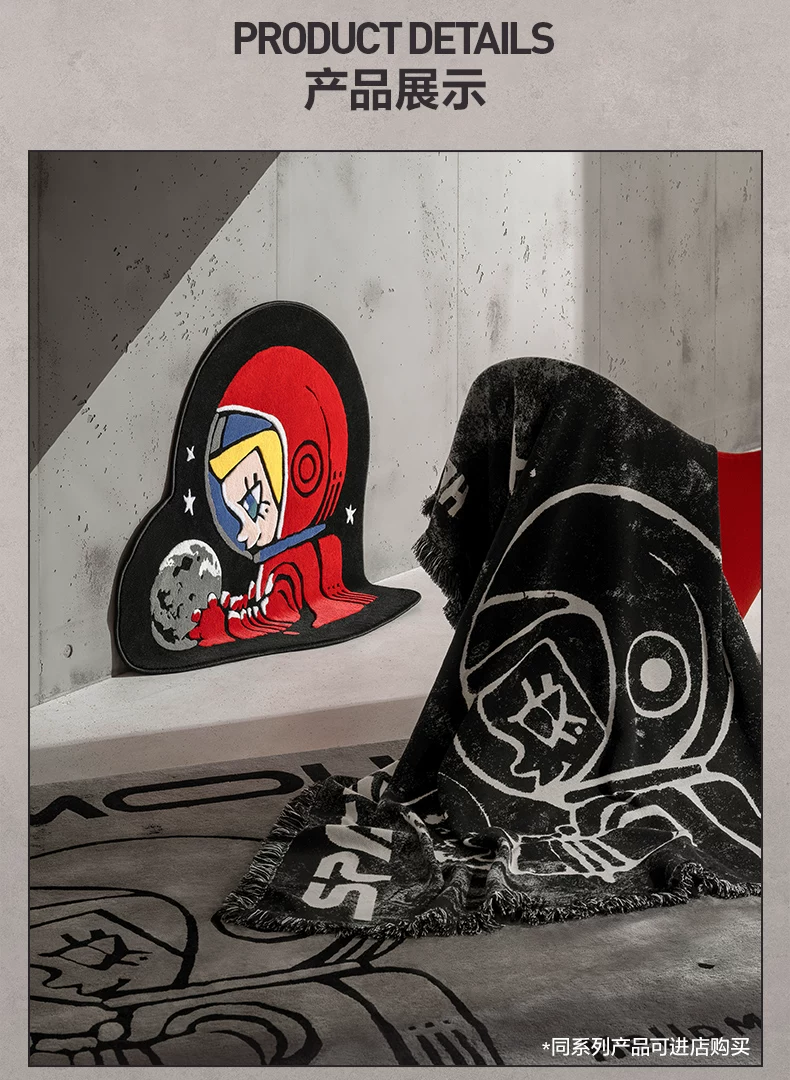 Popmart Mega Space Molly Hello, Moon Alien Carpet Home Gift - Image 2