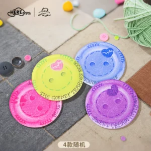 WAUKUKU's Handmade World Series Peripherals - Acrylic Button Coasters (not for sale)