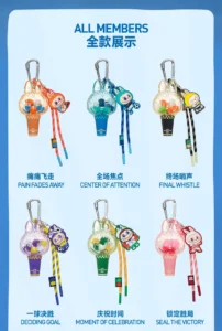 Bubble Mart Labubu the Monsters × Fifa Mini Pendant Light Blind Box Labubu World Cup