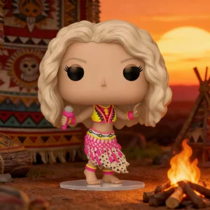 Funko Pop Latin Rock Queen Shakira Waka Waka Merchandise Figurine Decoration Doll Gift