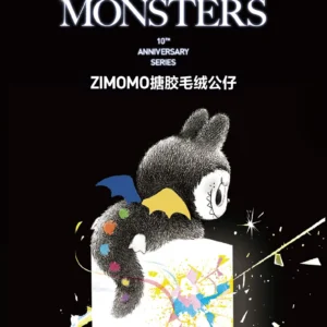 Bubble Mart the Monsters 10Th Anniversary Zimomo Vinyl Plush Doll Gift