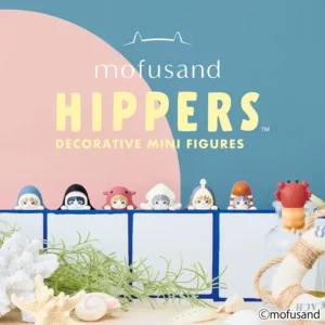 Hippers&Mofusand Cat Fusandi blind box trendy car mobile phone decoration ornaments lying angel