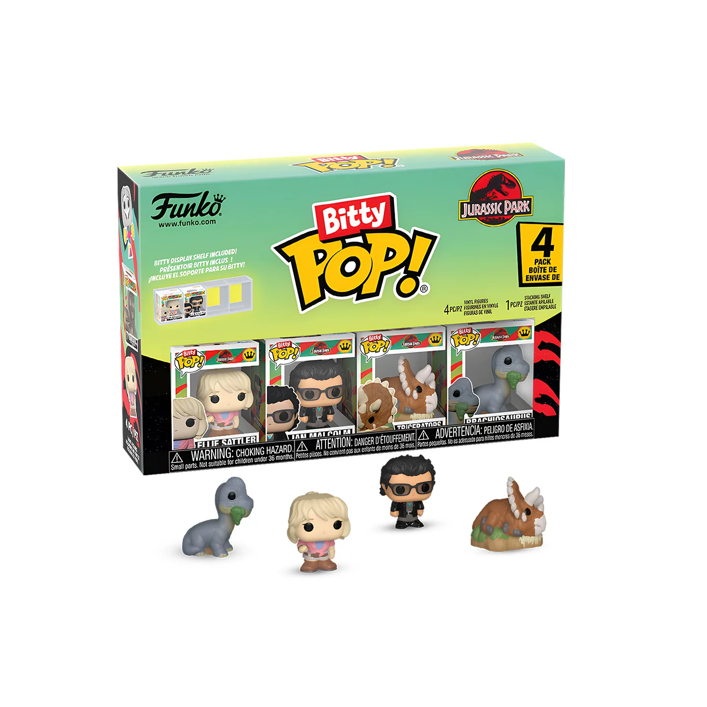 Funko Jurassic Park Velociraptor Triceratops Mr. Dna Dinosaur Peripheral Cute Figurine Gift - Image 3