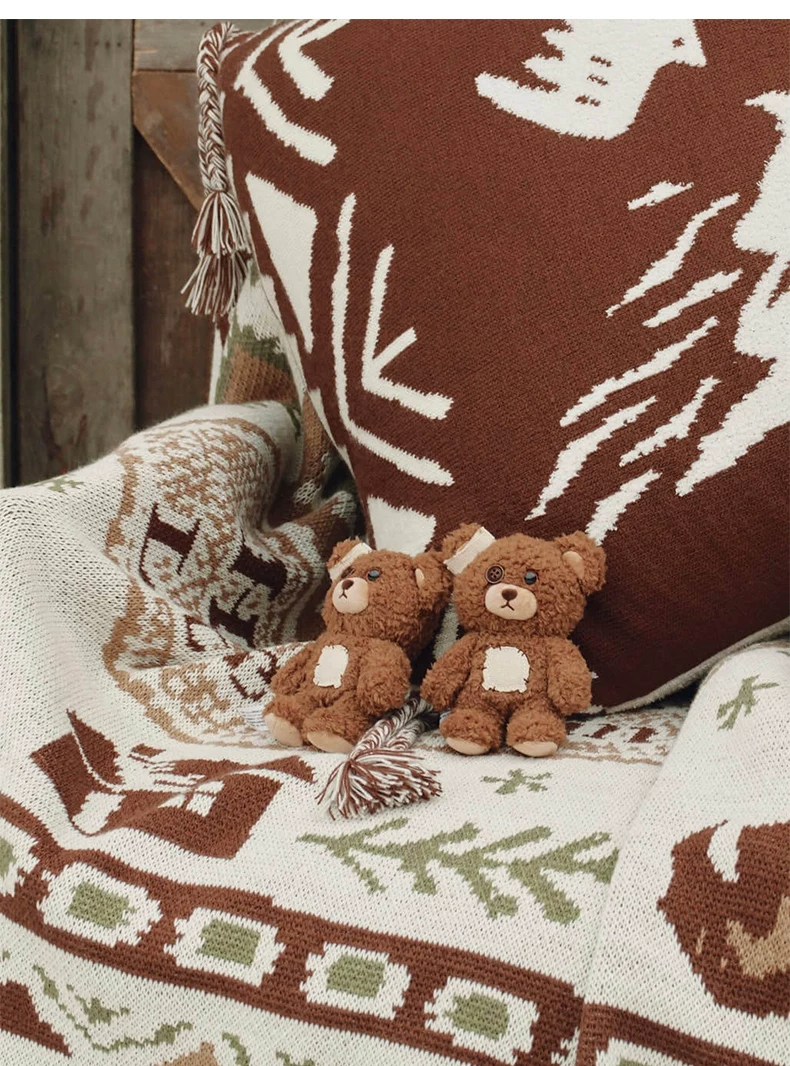 Popmart Hirono Little Wild Bear Plush Toy Cute Gift Merchandise - Image 3