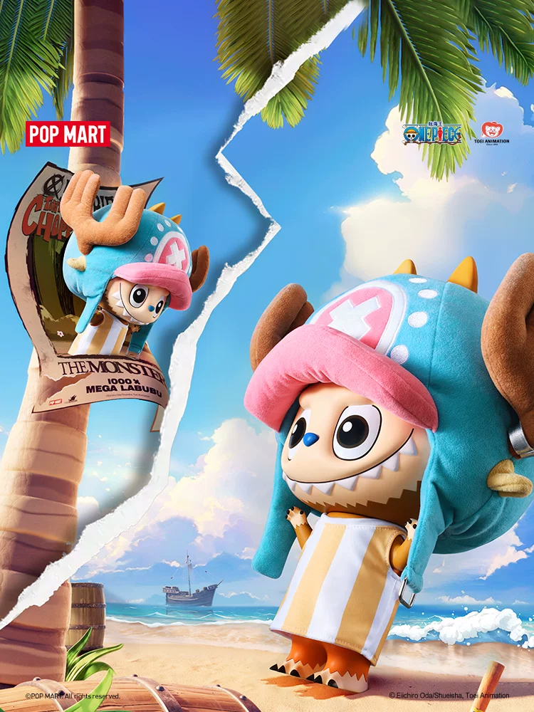 Popmart Mega Labubu 400% Tony Tony Chopper Figurine - Image 7