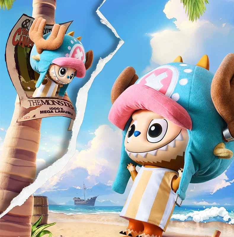 Popmart Mega Labubu 400% Tony Tony Chopper Figurine
