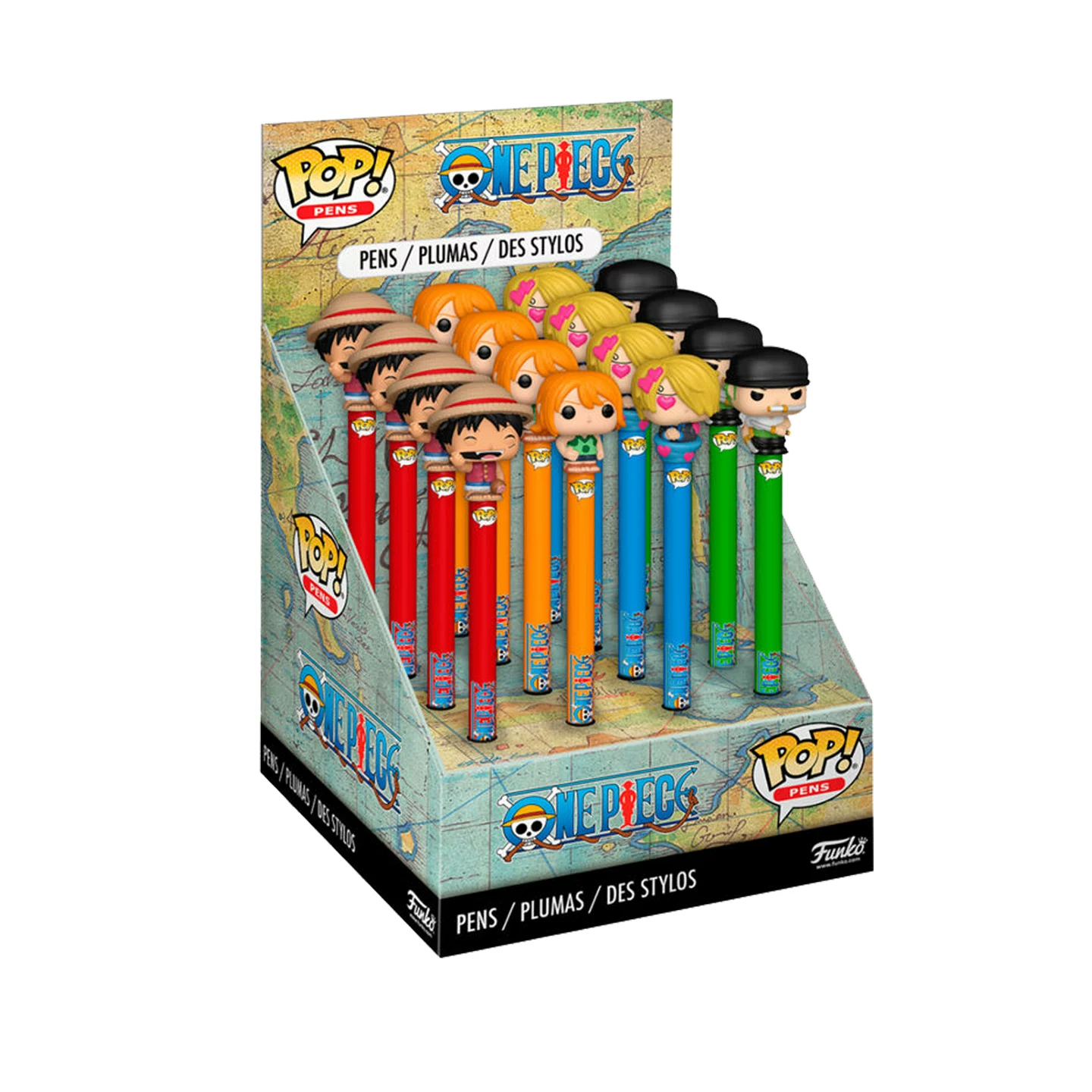 Funko One Piece Zoro Luffy Sanji Nami One Piece Merchandise Stationery Ballpoint Pen Trendy Toy Figure Gift - Image 6