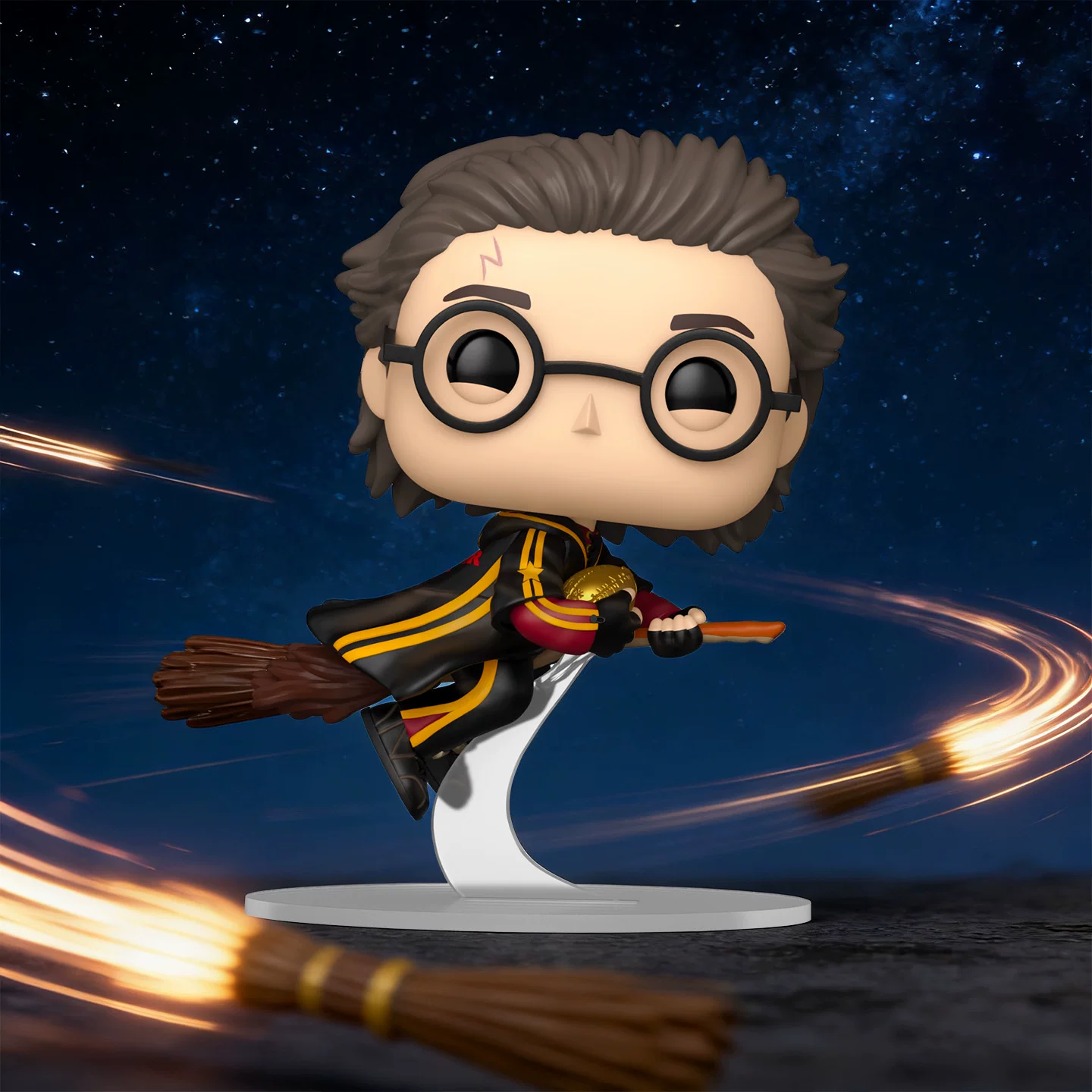 Funko Pop Harry Potter Flying Broomstick Quidditch Match Limited Edition Figure Ornament Doll Gift - Image 4
