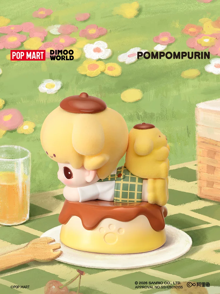Popmart Dimoo World × Pudding Dog Figure Ornament Toy Gift - Image 6