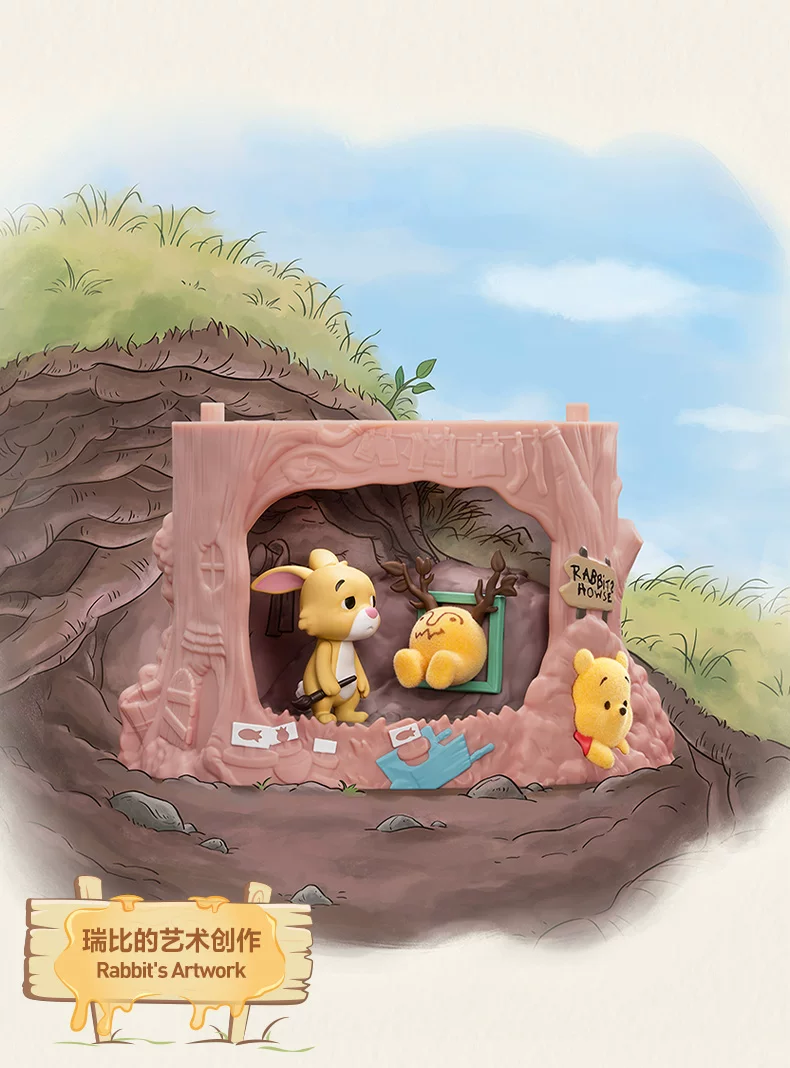 Popmart Winnie the Pooh Treehouse Theater Series Figure Blind Box Toy Decoration Gift - Image 4