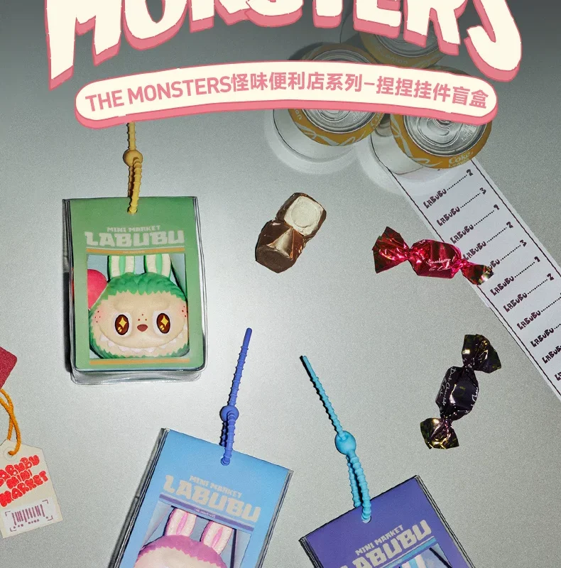 Popmart the Monsters Weird Convenience Store Squeeze Toy Blind Box Labubu