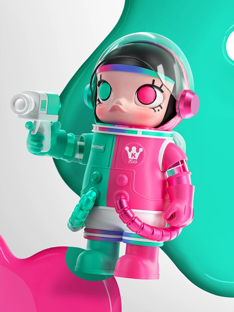 Popmart Mega Space Molly 1000% × Pantone Ornament Gift - Image 3