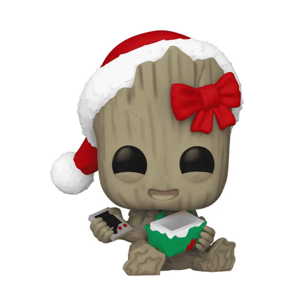 Funko Pop Marvel Guardians of the Galaxy Groot Christmas Costume Figure Ornament Doll Gift
