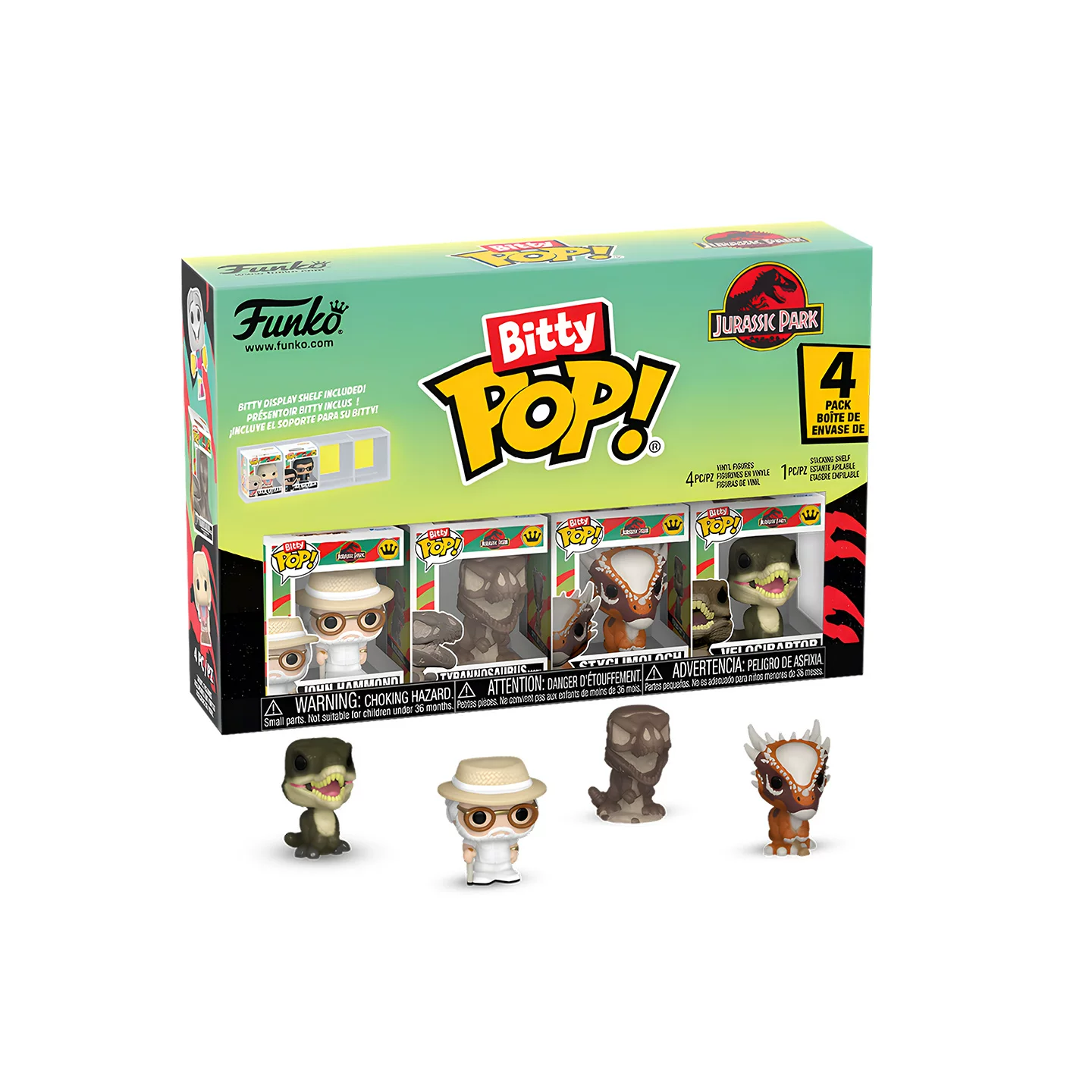 Funko Jurassic Park Velociraptor Triceratops Mr. Dna Dinosaur Peripheral Cute Figurine Gift - Image 4