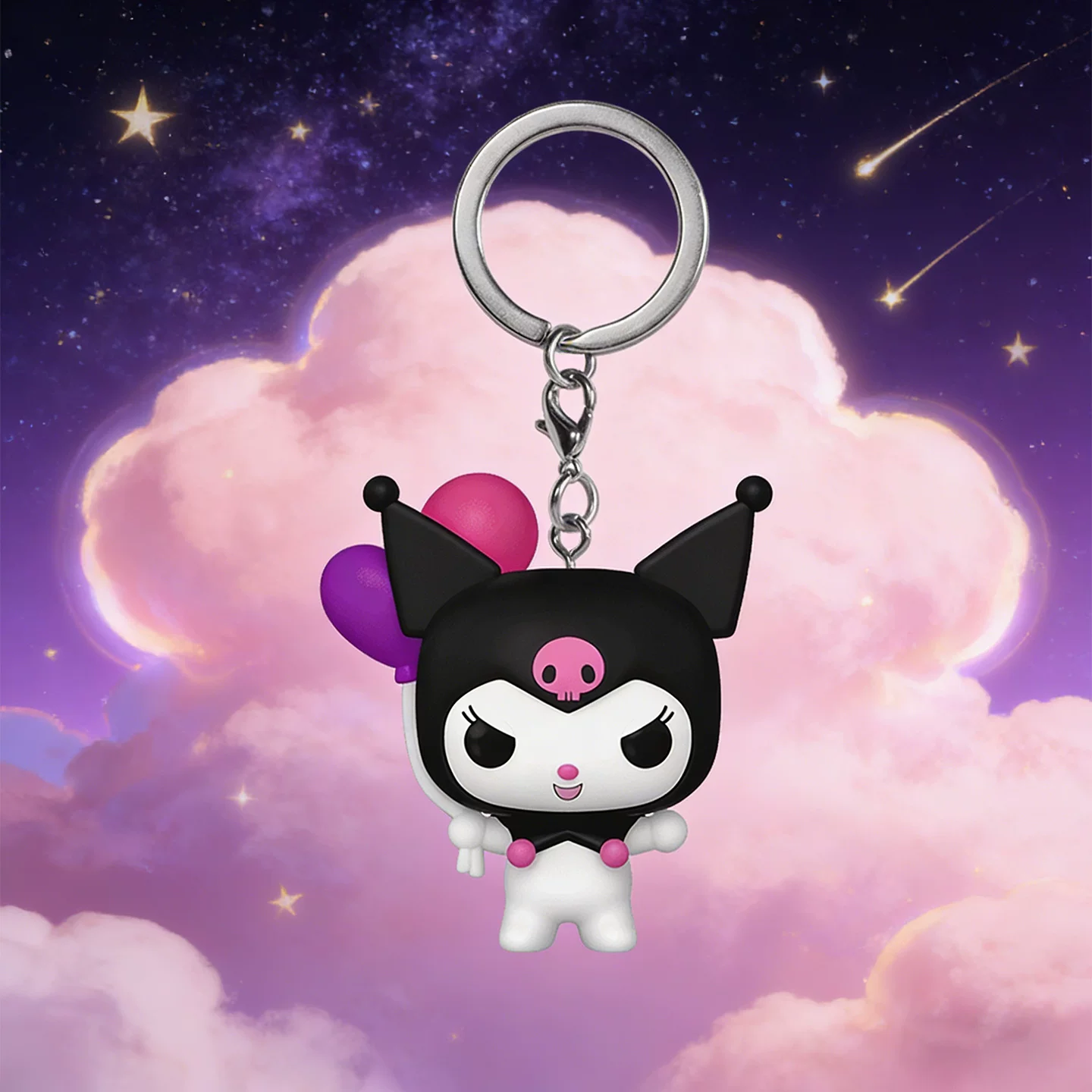 Funko Pop Sanrio Kuromi Keychain Pendant Peripheral Figure Bag Decoration Doll Gift - Image 5