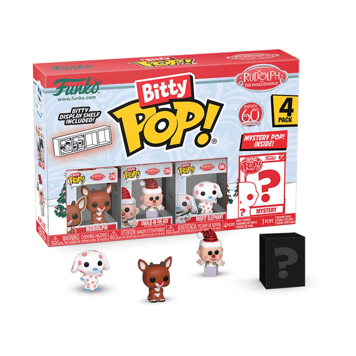 Funko Pop Rudolph the Red-Nosed Reindeer Cute Figurine Collectible Toy Gift - Image 2