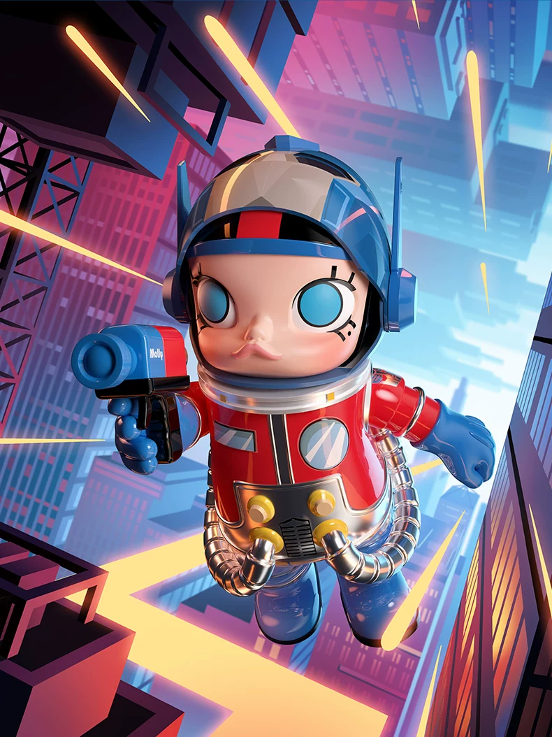 Popmart Mega Space Molly 400% Optimus Prime Figurine - Image 2