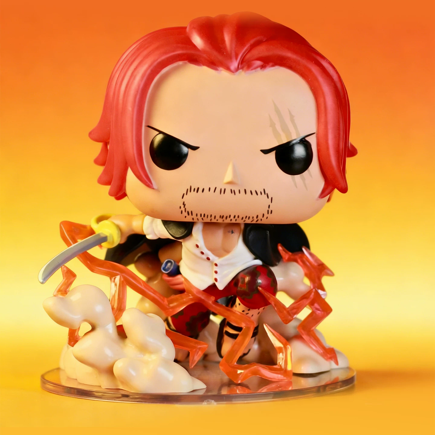 Funko Pop One Piece Red-Haired Shanks One Piece Japanese Anime Peripheral Figure Trendy Toy Decoration Doll Gift - Image 4
