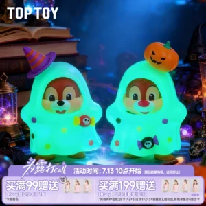 TOPTOY Disney Halloween Fantasy Night Series Figure Blind Box Wonderful Night Peripheral Ornaments Halloween Gift for Women