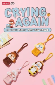 Popmart Crybaby Tears Factory Series Stuffed Card Set Blind Box Peripheral Pendant
