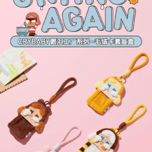 Popmart Crybaby Tears Factory Series Stuffed Card Set Blind Box Peripheral Pendant