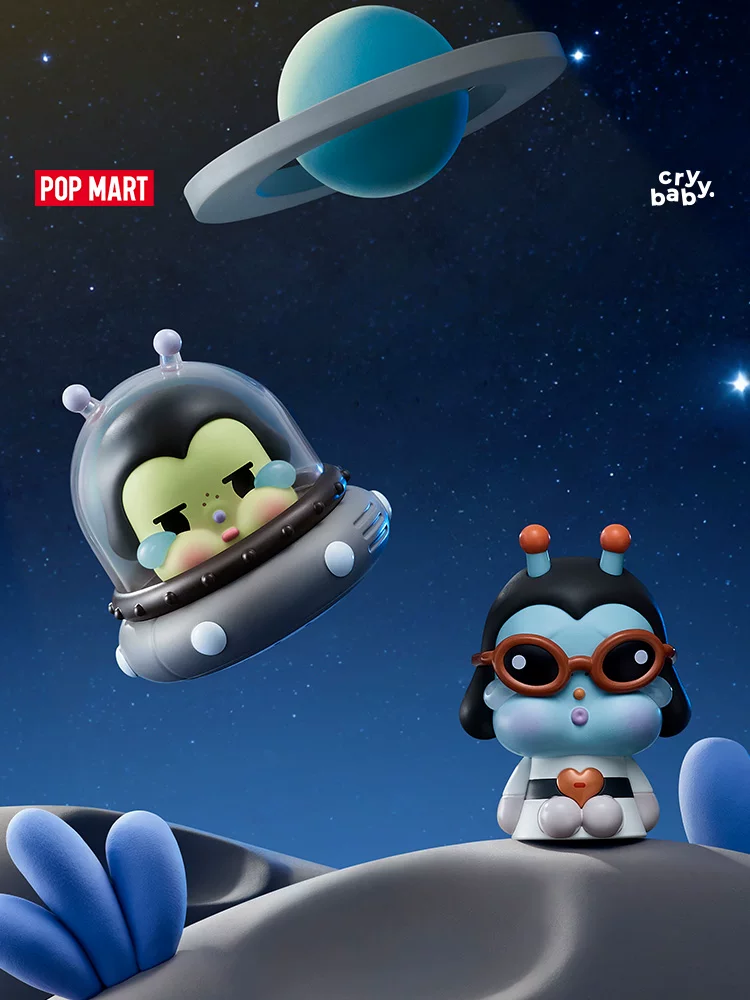 Popmart Crybaby Moon on the Run Sitting Series Figure Blind Box Ornament Gift - Image 7