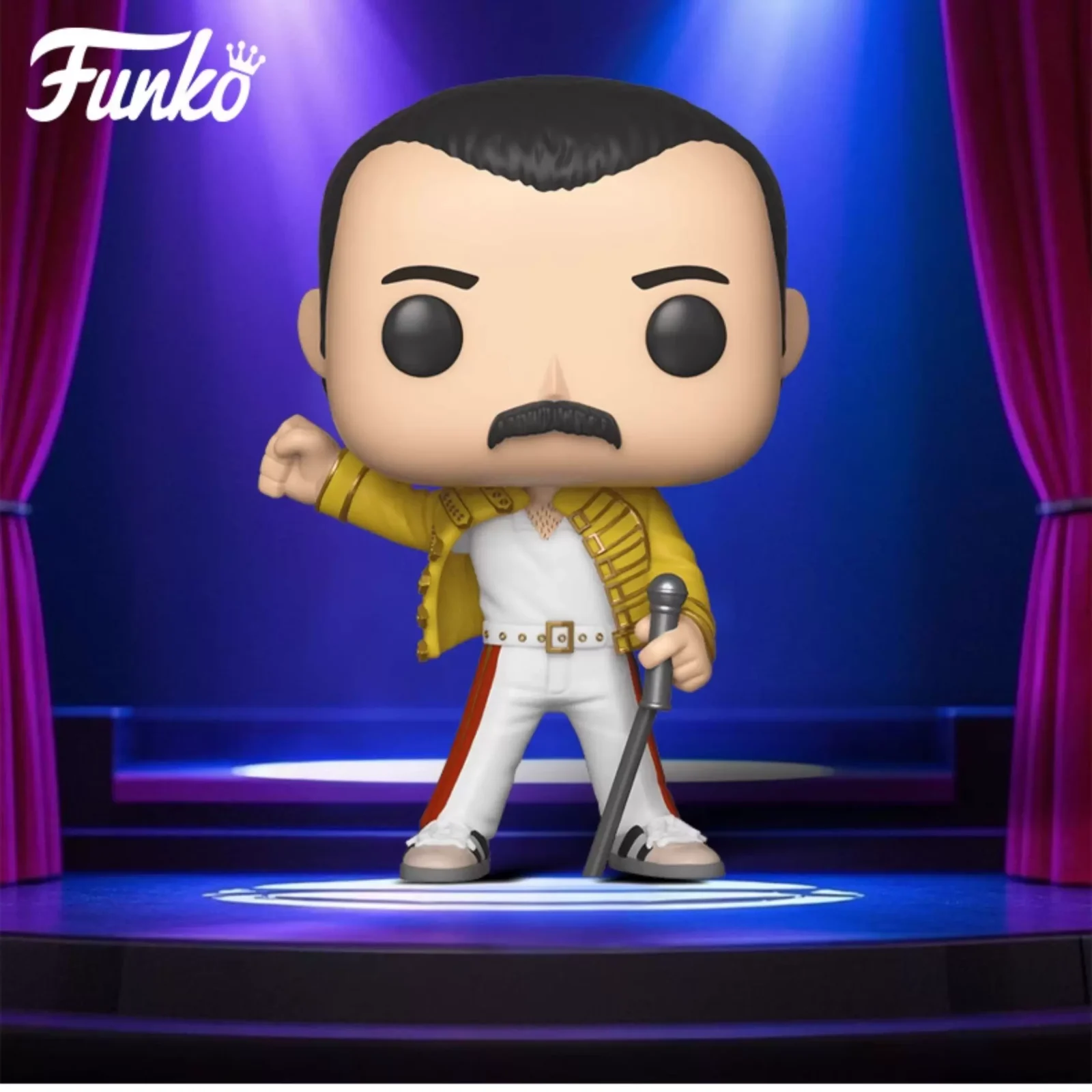 Funko Pop Freddie Mercury Queen Band Member Figurine Trendy Toy Decoration Gift - Image 4