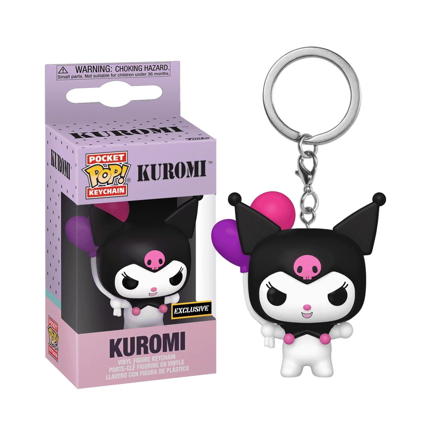 Funko Pop Sanrio Kuromi Keychain Pendant Peripheral Figure Bag Decoration Doll Gift - Image 8