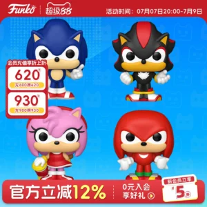 Funko Sonic the Hedgehog Sonic Chaot Amy Nack Badge Peripheral Figurines Gift