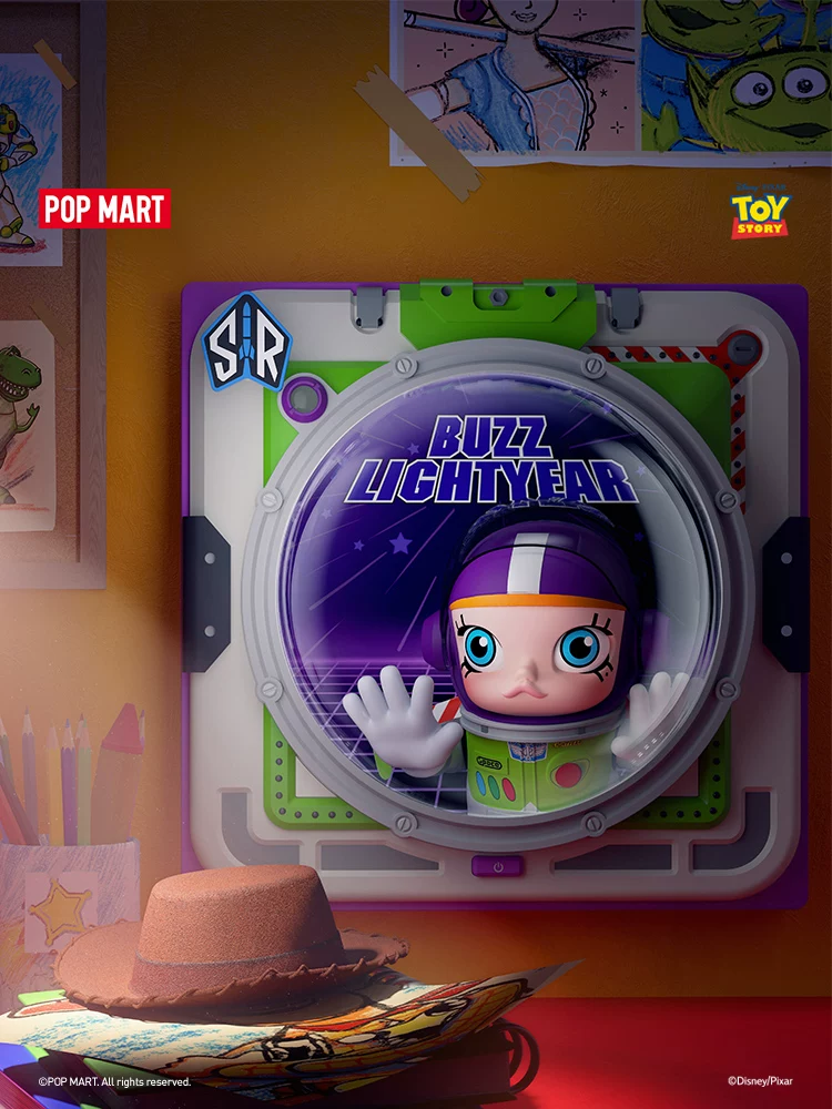 Popmart Mega Space Molly Buzz Lightyear "Overlooking the View" 3D Painting Regular Edition - Image 6