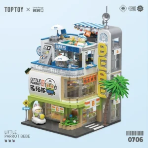TOPTOY flagship store Chinese building block parrot BEBE Play City series toys educational assembly building blocks N