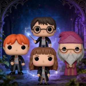 Funko Pop Harry Potter Hermione Ron Dumbledore Peripheral Figurines and Collectible Gifts