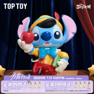 TOPTOY Stitch x Pinocchio Fantasy Theater Figure Blind Box Trendy Ornament Gift Disney