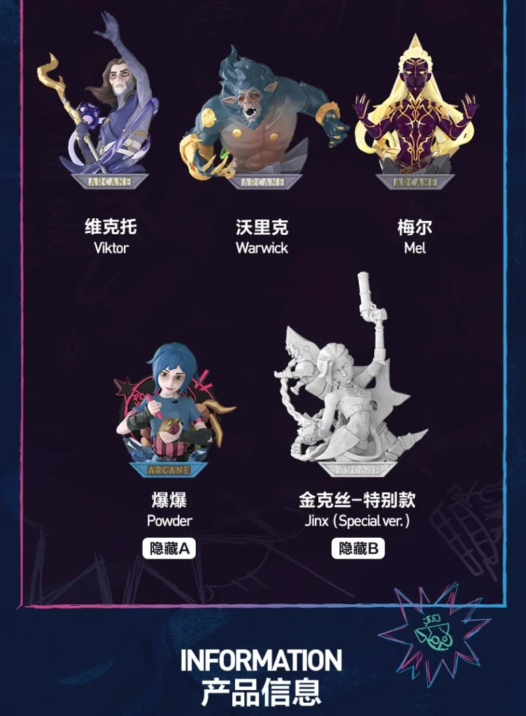 Popmart League of Legends: Battle for Two Cities Series Figure Blind Box Gift Toy