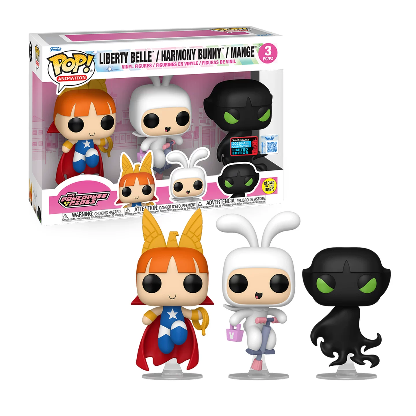 Funko Powerpuff Girls Collaboration: Bubble, Blossom, and Bubbles Action Figures, Trendy Toys, Figurines, Gifts - Image 3