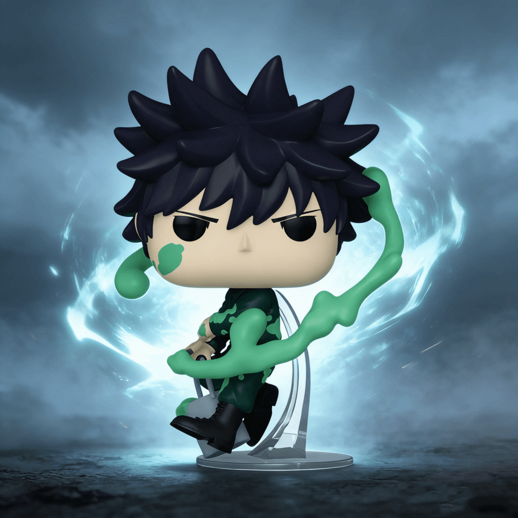 Funko Pop Japanese Anime Jujutsu Kaisen Fushiguro Megumi Liquid Peripheral Figure Trendy Toy Figurine Gift