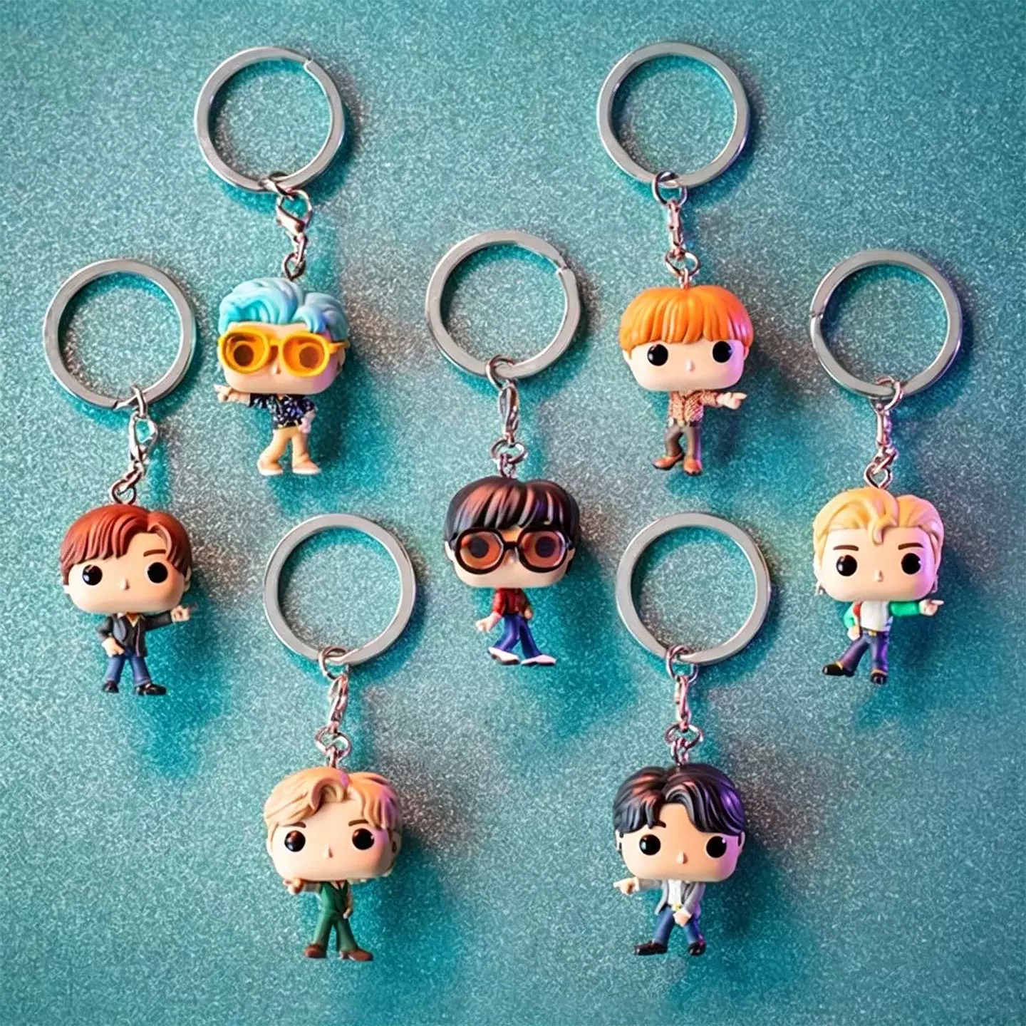 Funko Bts (Bts) Min Yoongi, Kim Seokjin, Park Jimin, Jung Kook Keychain Pendant Doll Gift - Image 2