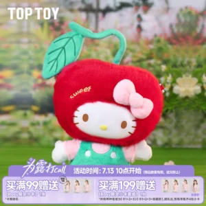 TOPTOY Sanrio HELLO KITTY Cherry Vinyl Large Plush Doll Hello Kitty Birthday Gift