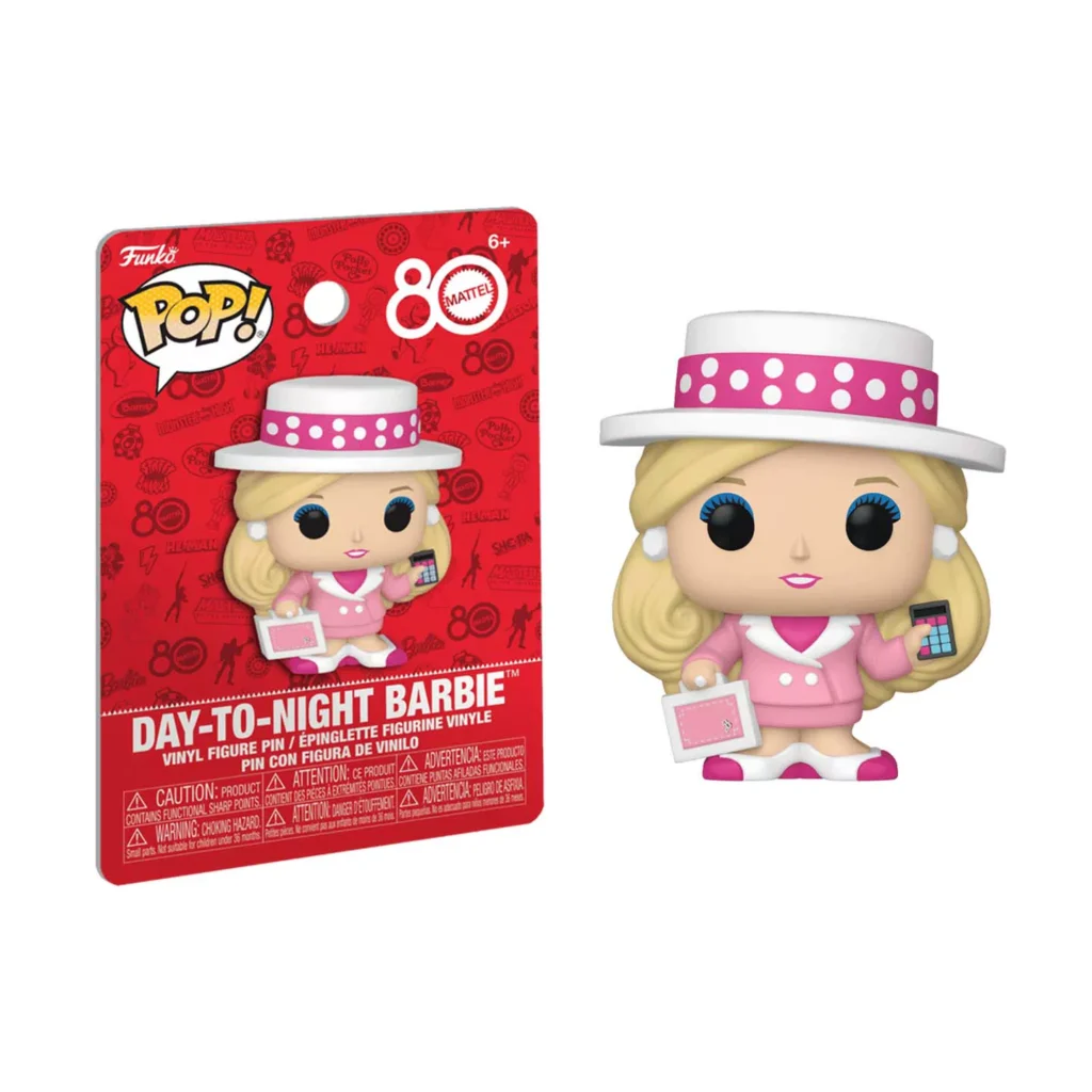Funko Pop Pink Barbie Brooch Badge Peripheral Figurine Trendy Toy Decoration Doll Gift